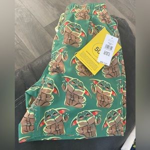 NWT. Baby yoda kids swim trunks